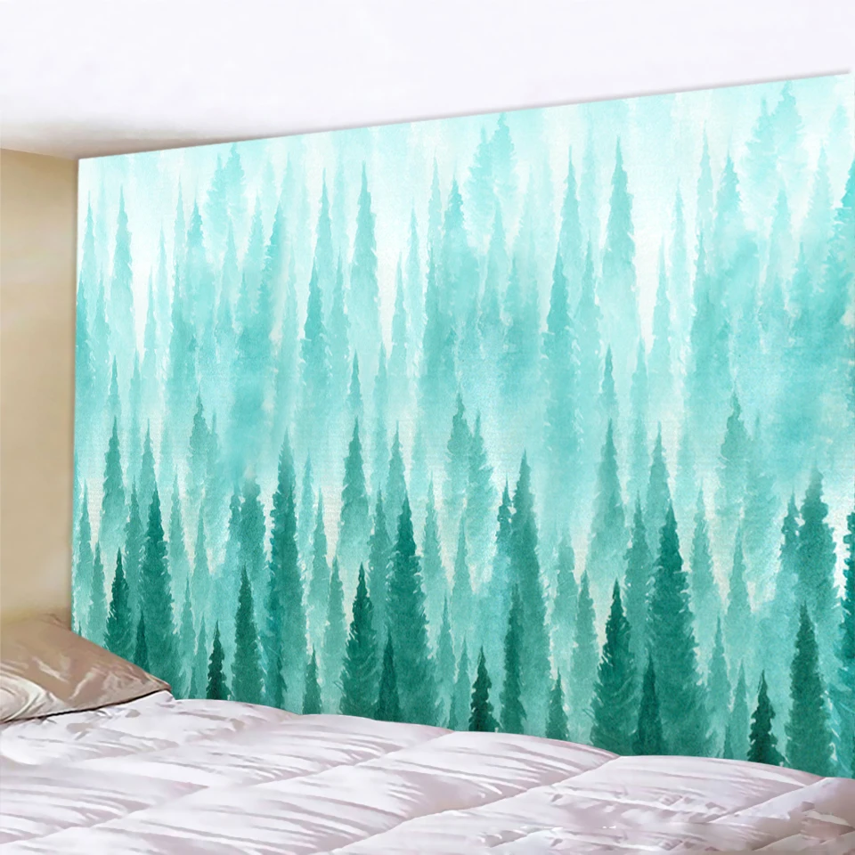 Лидер продаж гобелен с изображением леса мечты мандалой дешево бесплатная