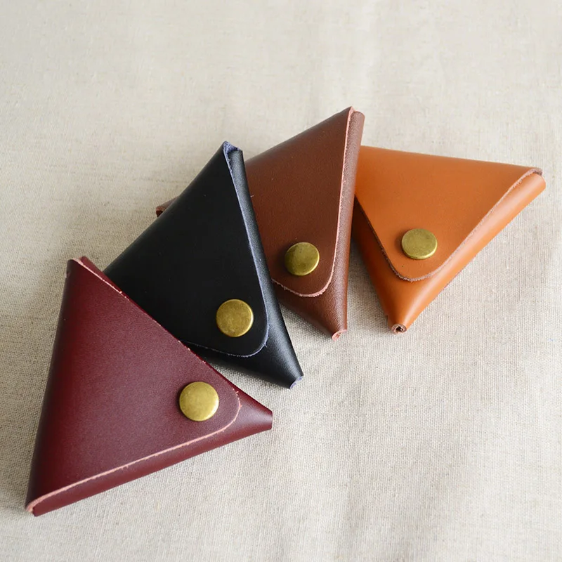 

Creative mini small coin purse coin bag women's men's buckle cowhide small wallet coin bag small steel plutonium bag