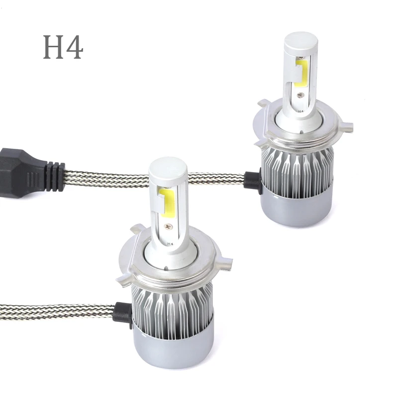 

Super Bright H4 LED Lights Lamp White 100W Bulb Headlight High/Low Beam