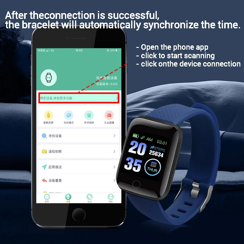 Умные часы для мужчин и женщин умные Wache Bluetooth монитор давления сердца Whatch