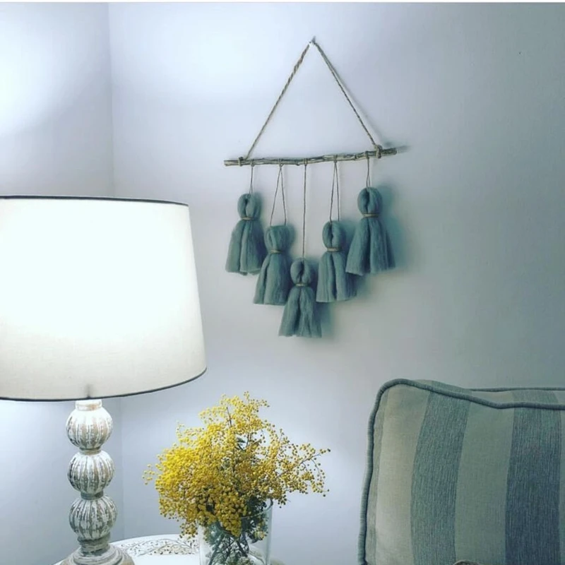 27*40 см Гобеленовая подвеска с кисточками INS скандинавские висячие украшения