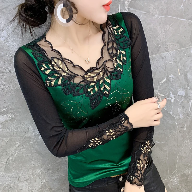 2021 Сезон весна-осень Женские футболки с длинным рукавом принтом женская мода со