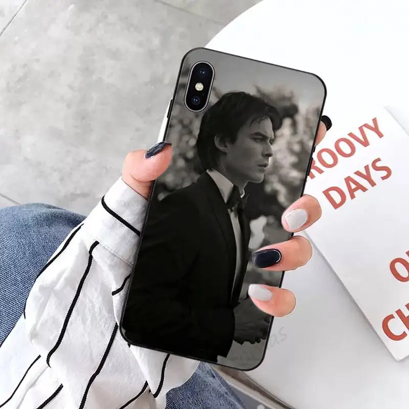 

The Vampire Diaries Stefan Damon Salvatore luxury Phone Case shell for iPhone 11 12 pro XS MAX 8 7 6 6S Plus X 5S SE 2020 XR