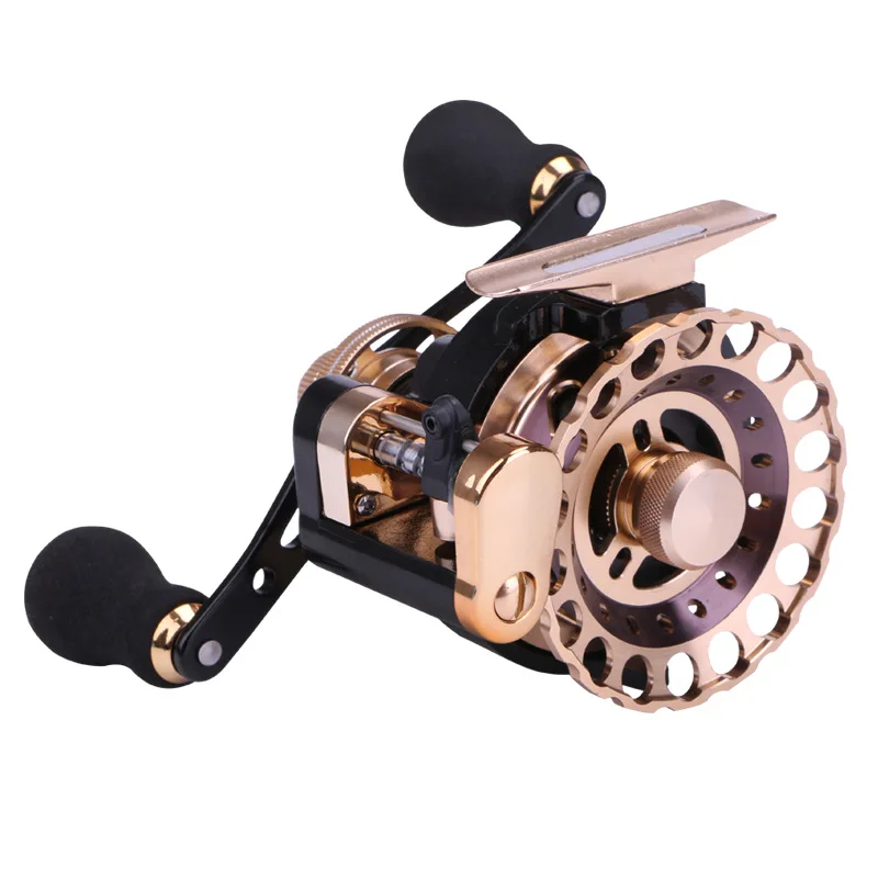 

Automatic flexible printed circuit raft fishing reel slow all metal raft fishing miniature lead wheel bridge ice fishing reel