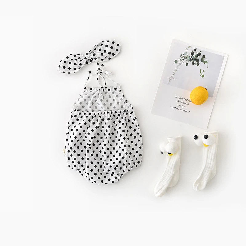 Комбинезоны для новорожденных полосатая одежда с цветами летняя тонкая