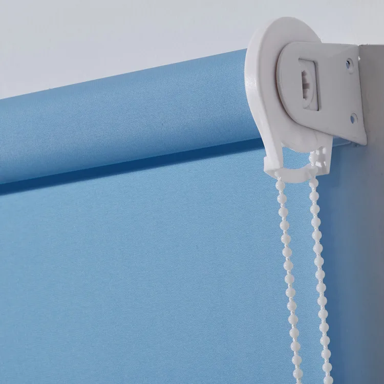 Polyester Blackout Fabric Roller Blinds For Office Project Roller Shade Manual Chain Control