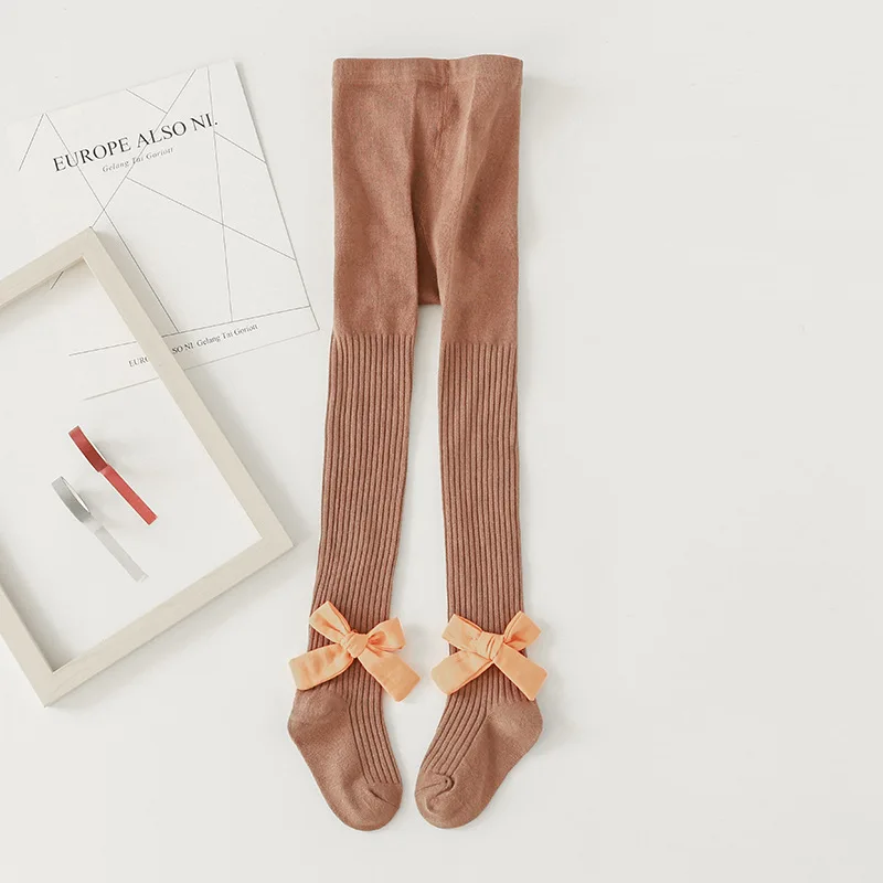 Новые детские колготки белые носки Корейская версия хлопковой ткани с