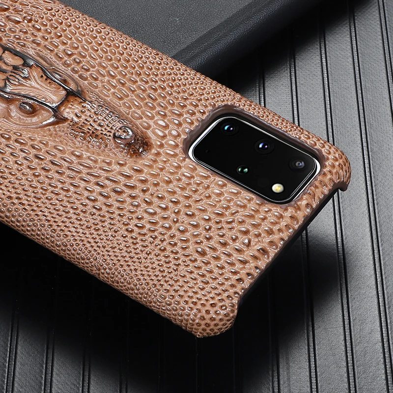 Роскошный чехол из натуральной кожи под крокодиловую кожу для смартфона Samsung Galaxy