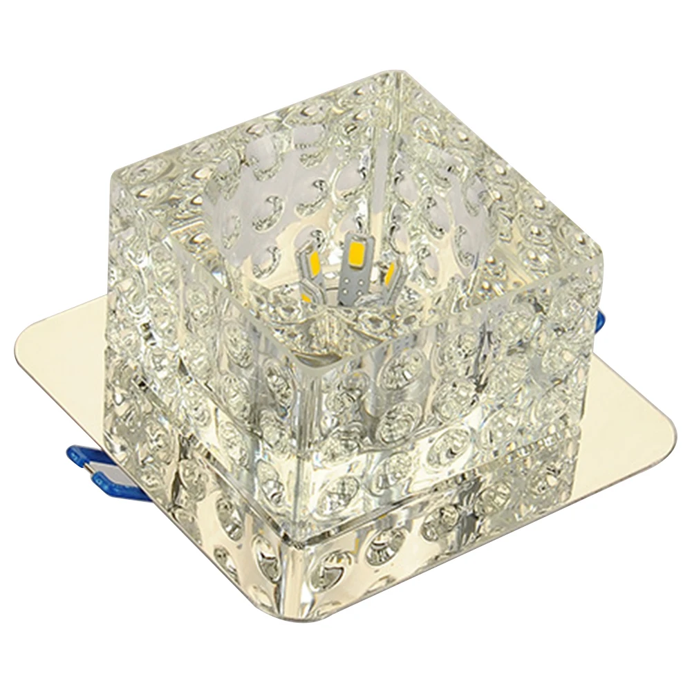 Стразы 3 Вт светодиодная лампа для домашнего прохода декоративная потолочная