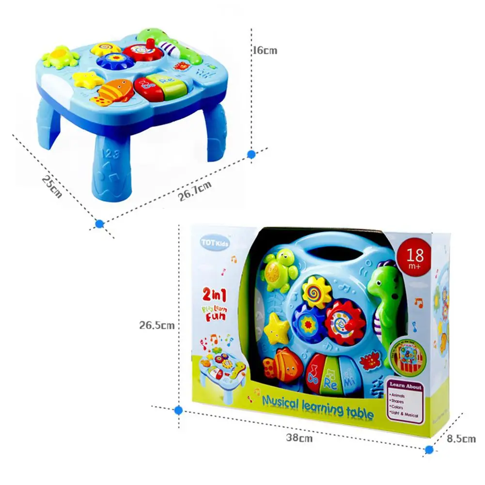 Детская музыкальная настольная Игрушка Дети учеба играть игрушечные