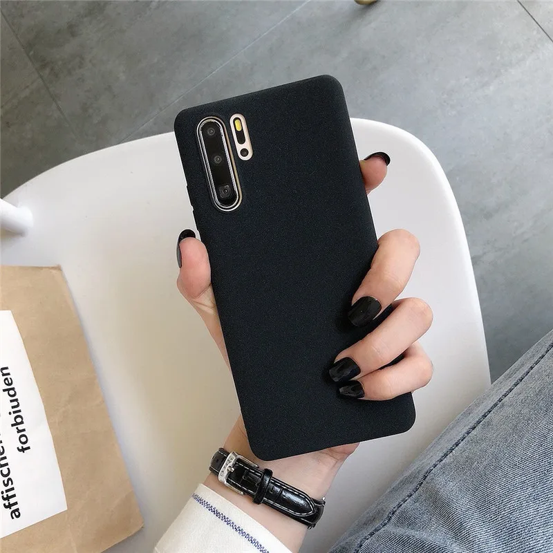 Ультратонкий матовый Скраб-чехол для телефона Huawei Mate 9 10 20 Pro 20X Lite песчаник мягкий