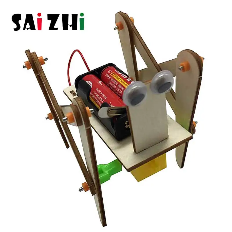 Электронная собака робот Saizhi для ползания игрушки детей Сборная модель сделай