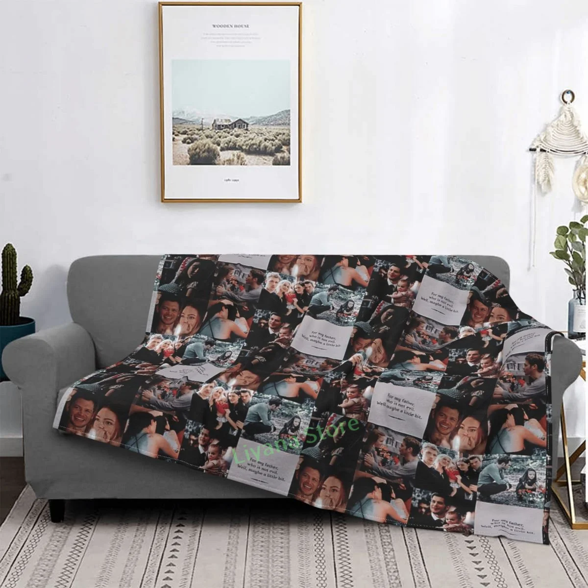 

Hope Mikaelson Legacies Blanket Snowflake Wool Blanket Coral Fleece Bedspread Blankets Portable Blanket