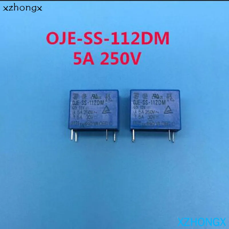 Реле OJE-SS-112DM OJESS112DM 12V 12VDC DC12V 5A 250V 4PIN