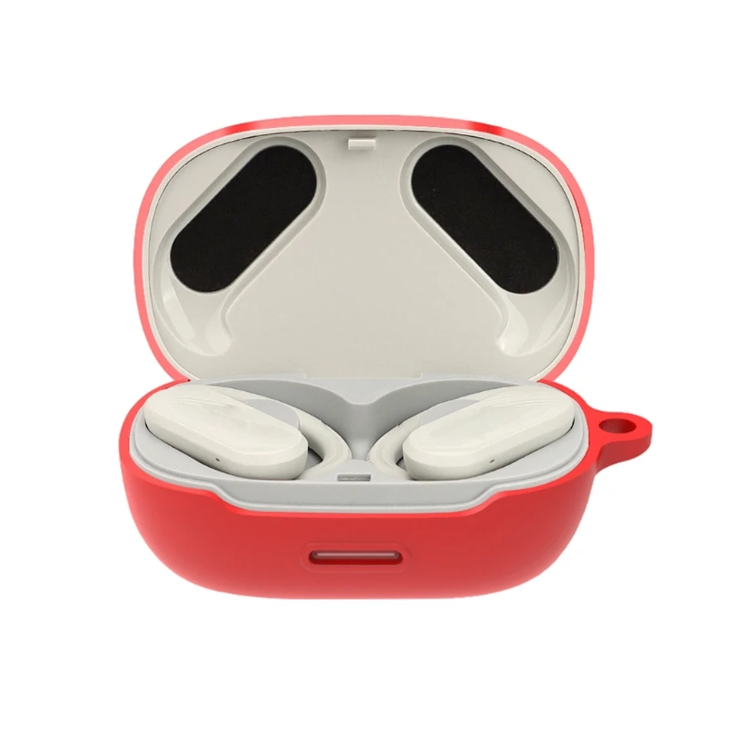 Silicone Shell Protective Cover Shell Anti-fall Earphone Case for-JBL Endurance Peak 2 Wireless Bluetooth Earbuds
