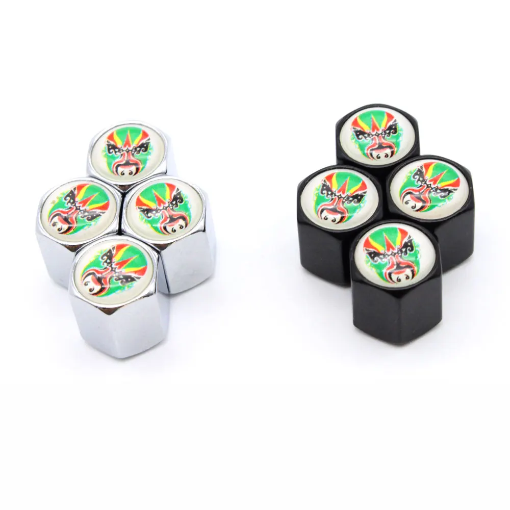 4 Pcs/Set Zinc Alloy Face Style Tire Valve Stem Cap Wheel Air Caps for Auto Cars | Автомобили и мотоциклы