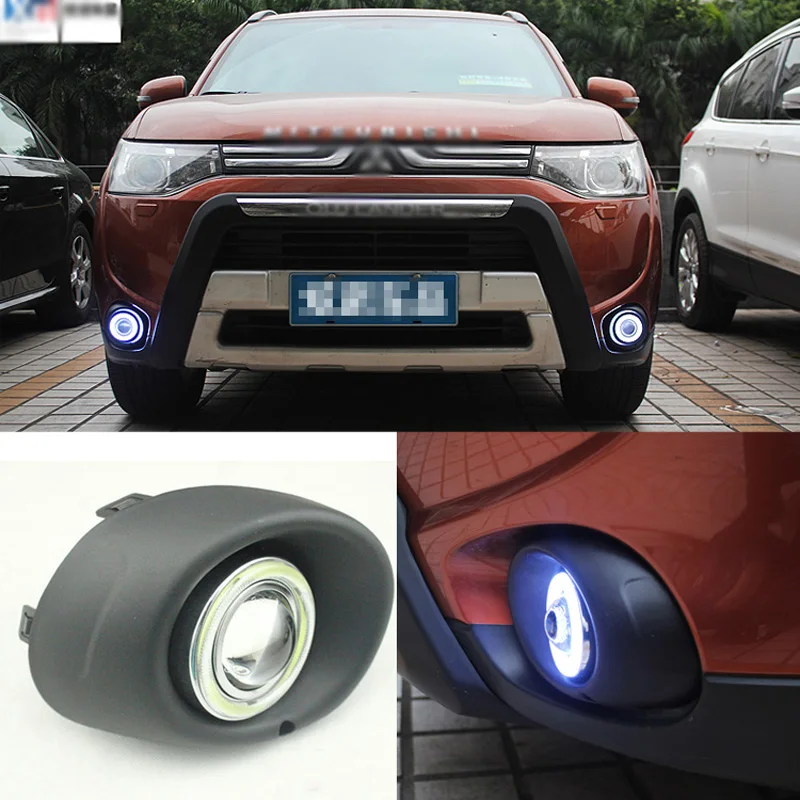 Превосходные светодиодные лампы дневной свет чехол бампер с ангельскими глазами