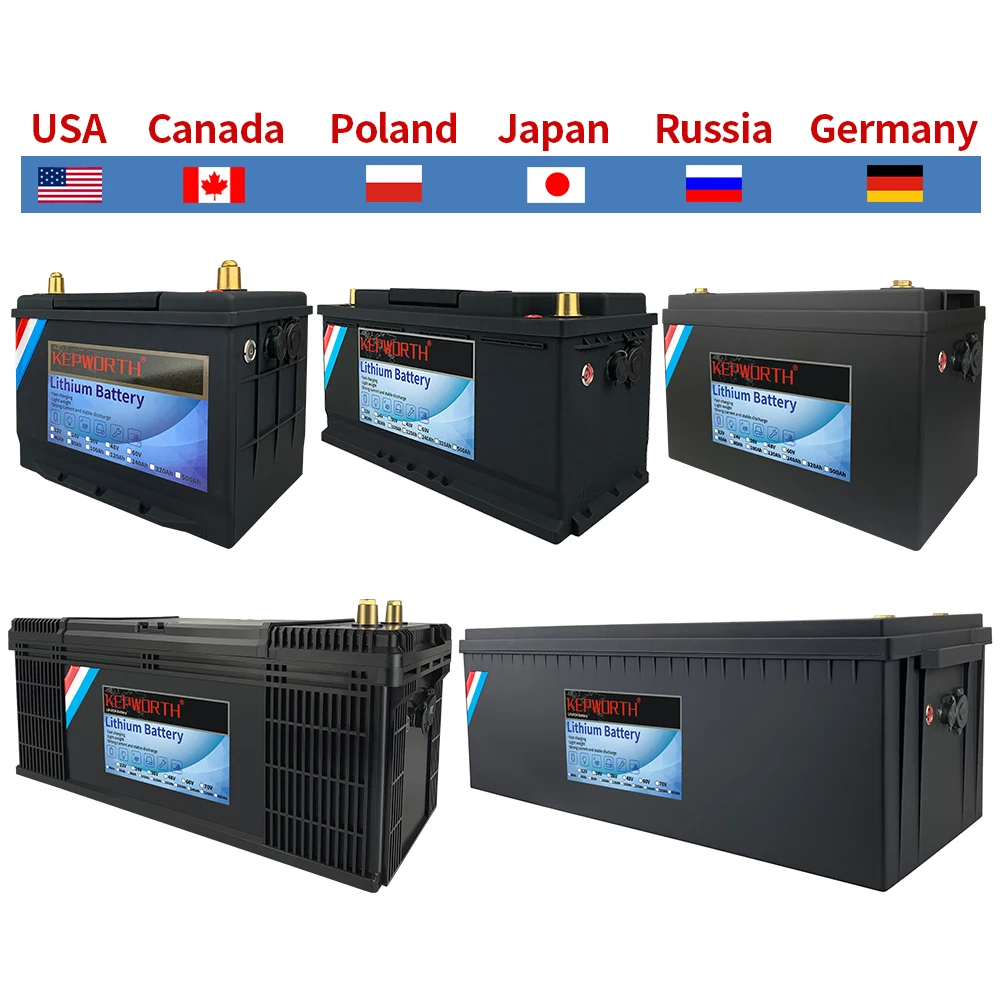 12V LiFePO4 литий-железо-фосфатных аккумуляторов и Батарея с BMS 40 60 80 100 120 200 240 320Ah для