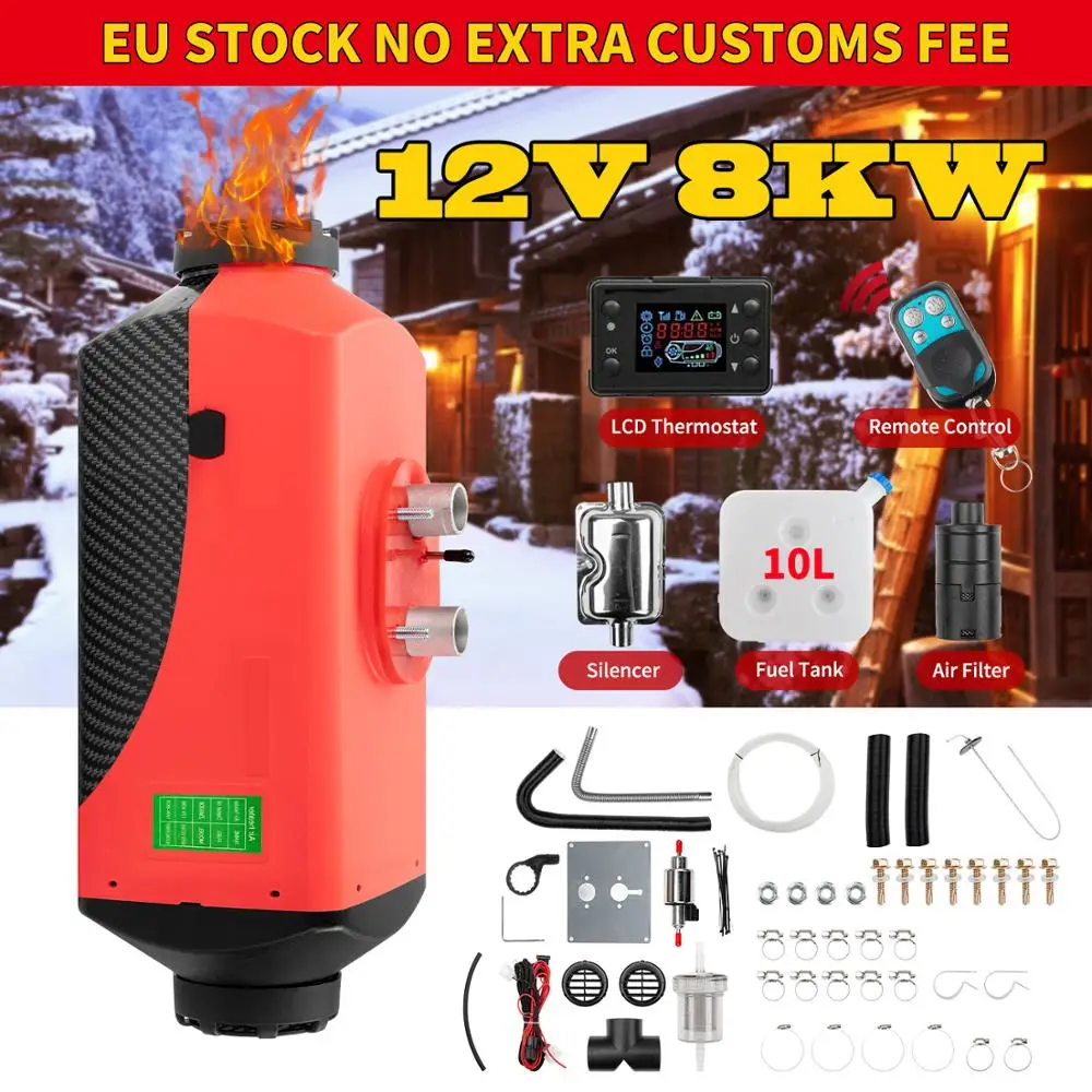 8 кВт парковочный обогреватель автомобильный 12 в воздушный дизельный