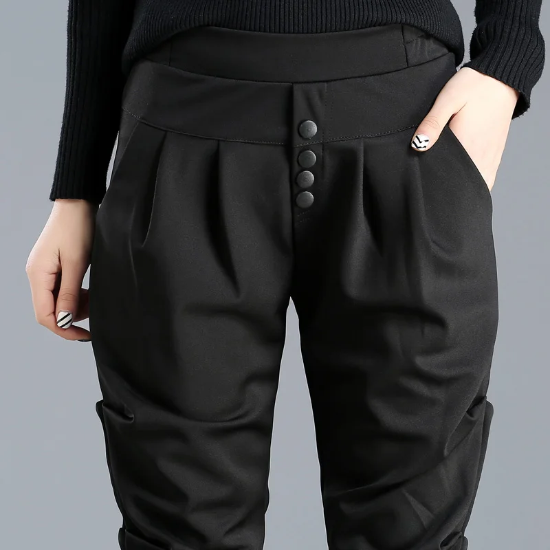 

Hot 2021 summer Korean women's classic high elastic waist Harem Pants fashion slim Leggings solid ANKLE PANTS plus size 4XL