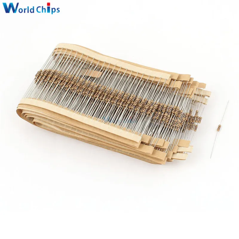

diymore 100PCS/Lot 100 Ohm 0.25W 1/4W 5% Carbon Film Resistors Resistance