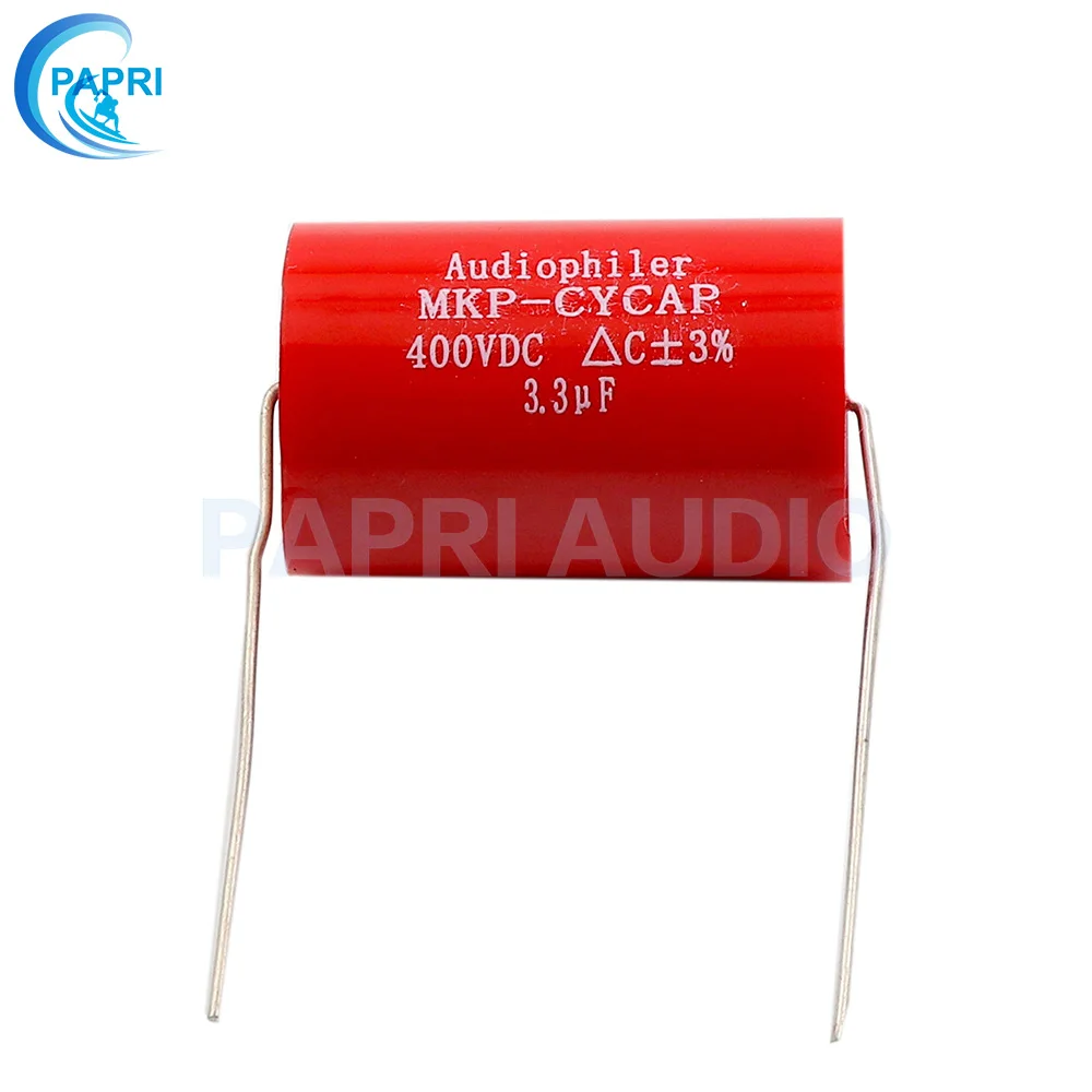 PAPRI Axial MKP 3 мкФ 400VDC конденсатор полипропиленовый не поляризованный для Hifi аудио
