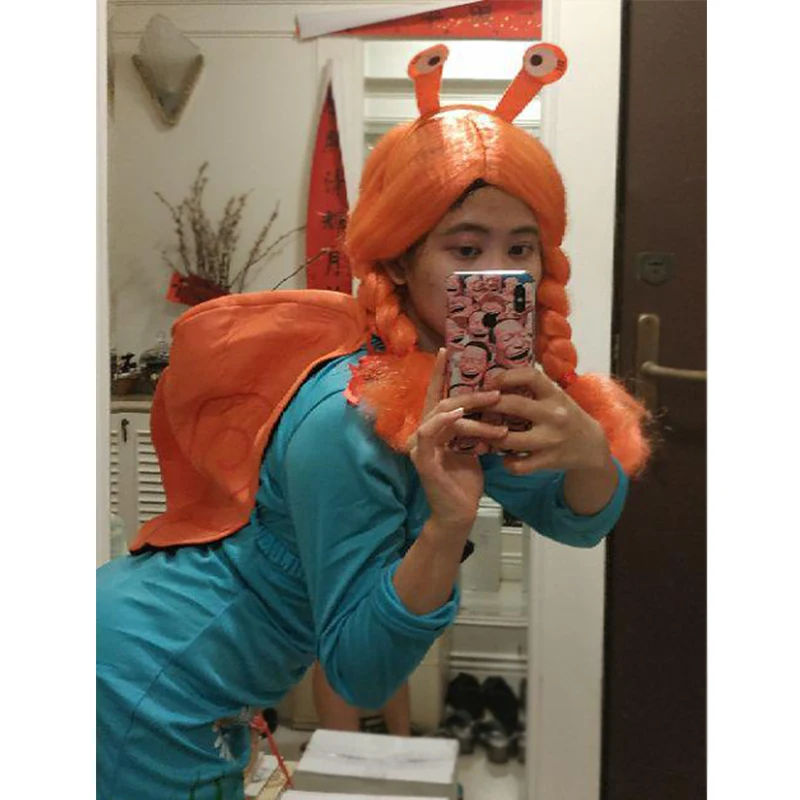 Женский косплей-костюм на хэллоуин с принтом улитки |