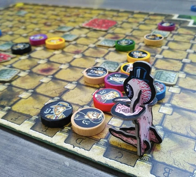 

Hot Fearsome Floors Frightful Board Game Finstere Flure Easy To Play 2-7 Players Party Game High Quality