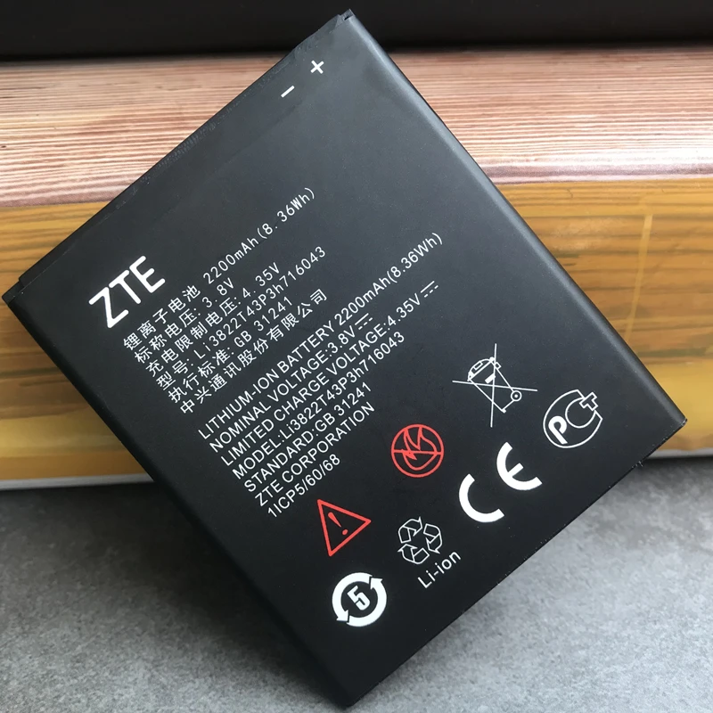 Оригинальный новый аккумулятор 2200 мАч Li3822T43P3h716043 для ZTE Blade L7 L7A A320 A30 мобильный