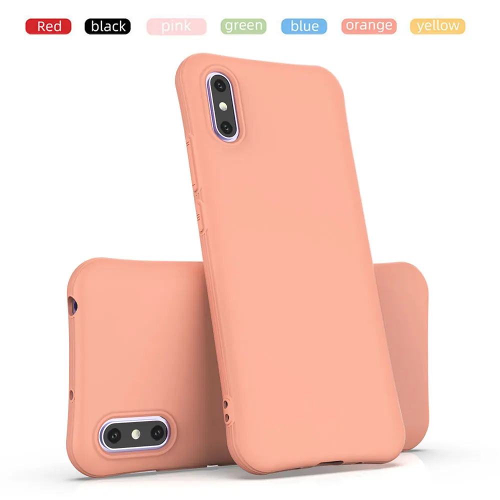 Чехол для Redmi 9A задняя крышка чехлы 6.53 дюймов новый Тонкий конфеты цвета