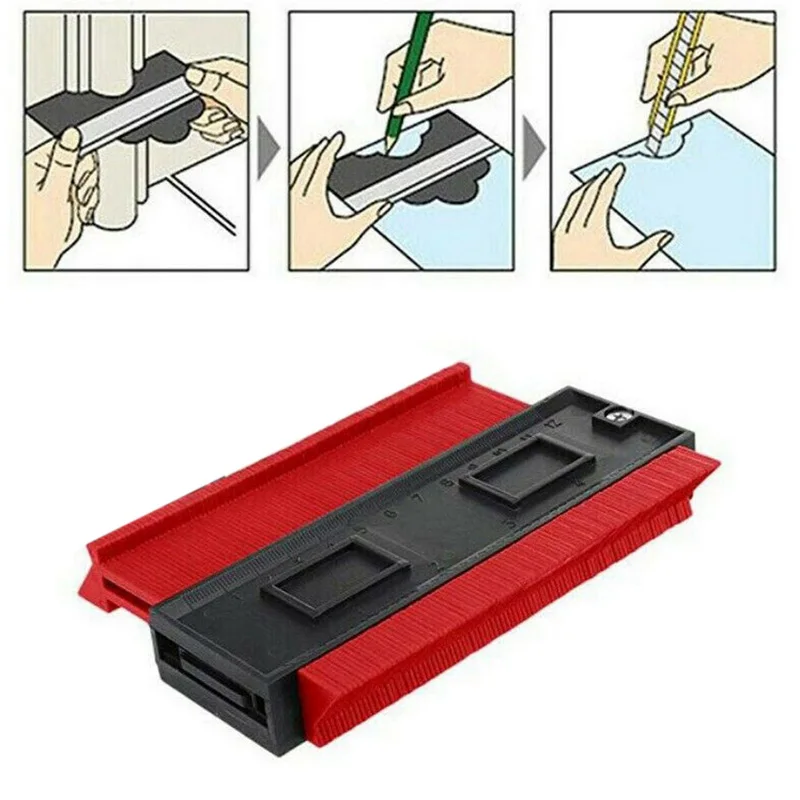 

High Contour Gauge Profile Shape Measurement Tool for Wood Metal Tiling Laminate UEJ