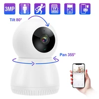 techage 3mp wifi baby monitor indoor wireless ptz ip camera human detection home security camera 2 way audio video surveillance