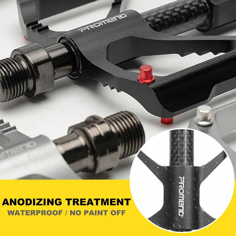 

MTB Pedal Quick Release Road Bicycle Pedal Anti-slip Ultralight Mountain Bike Pedals Carbon Fiber 3 Bearings