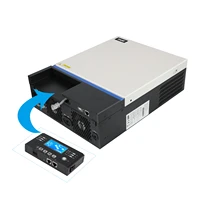 3KW Pure Sine Wave Hybrid Inverter 24V 230V Built-in 80A MPPT Charge Controller 40A AC Charger With USB Bluetooth-Compatible
