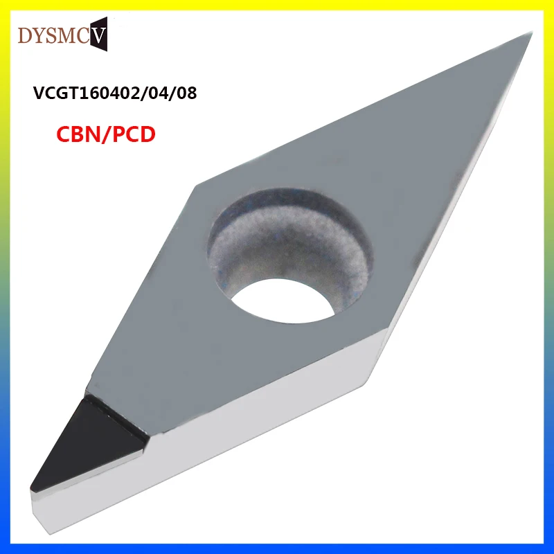 VCGT160404 inserts CBN PCD diamond insert VCGT 160408 02 blade for cnc lathe turning cutter aluminum copper tool