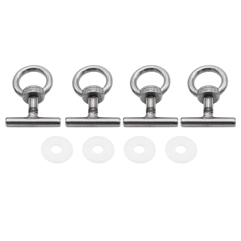 

For Multivan T5 T6 Car Nut Locking Rail Load Fixing 7H5883189E Silver Fixing Eye Bolt Lashing Eye