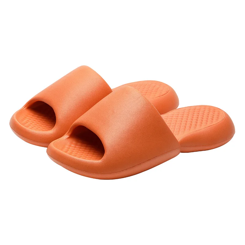 

Thick soled deodorant slippers men's fashion summer home bath antiskid women's home indoor excrement feeling cool slippers men