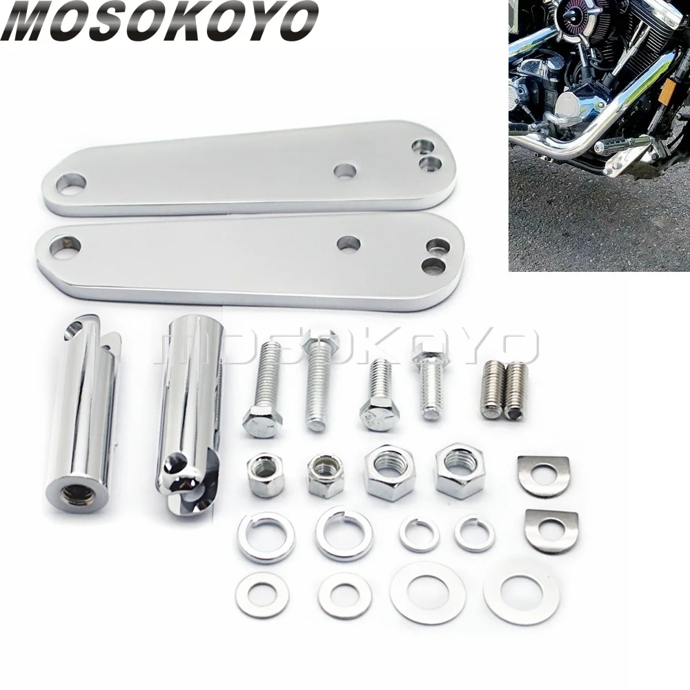 

Motorcycle Highway Pegs for Harley Dyna Super Glide FXD 1991-2017 FXD FXDL FXDB FXDC Front Foot Pegs Footrest Mount Kit 49002-98