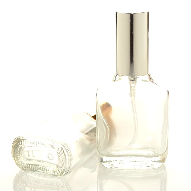 Mini Size 10Ml Clear Square Glass Fine Mist Spray Bottle Portable Perfume Makeup Remover Atomizer Moisturizing Liquid Container | Красота и