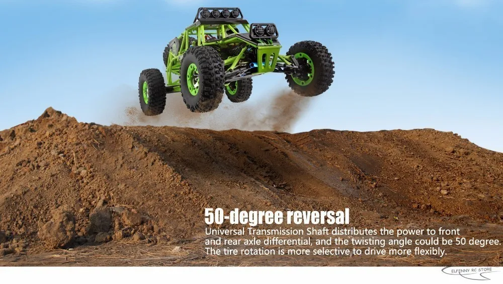 Wltoys 12428 RC автомобиль 1/12 2,4G 4WD электрические машины матовый Рок Гусеничный RTR радиоуправляемые игрушки автомобиль внедорожник йети