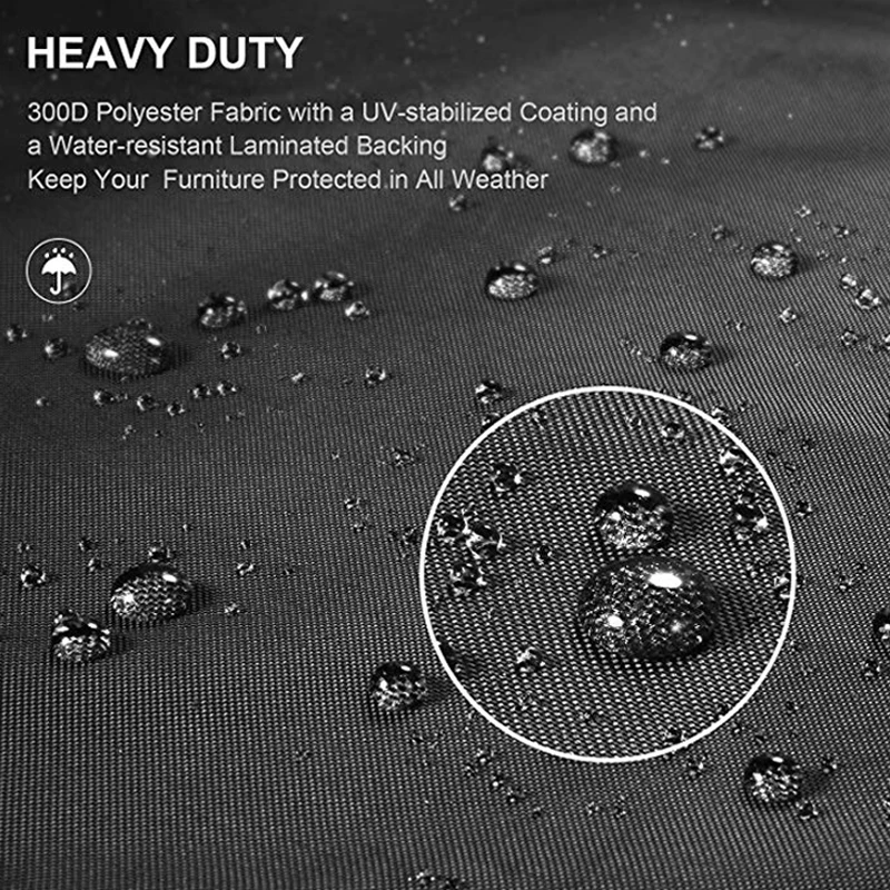 Водонепроницаемый чехол из ткани Оксфорд для садовой мебели ротанга кубического