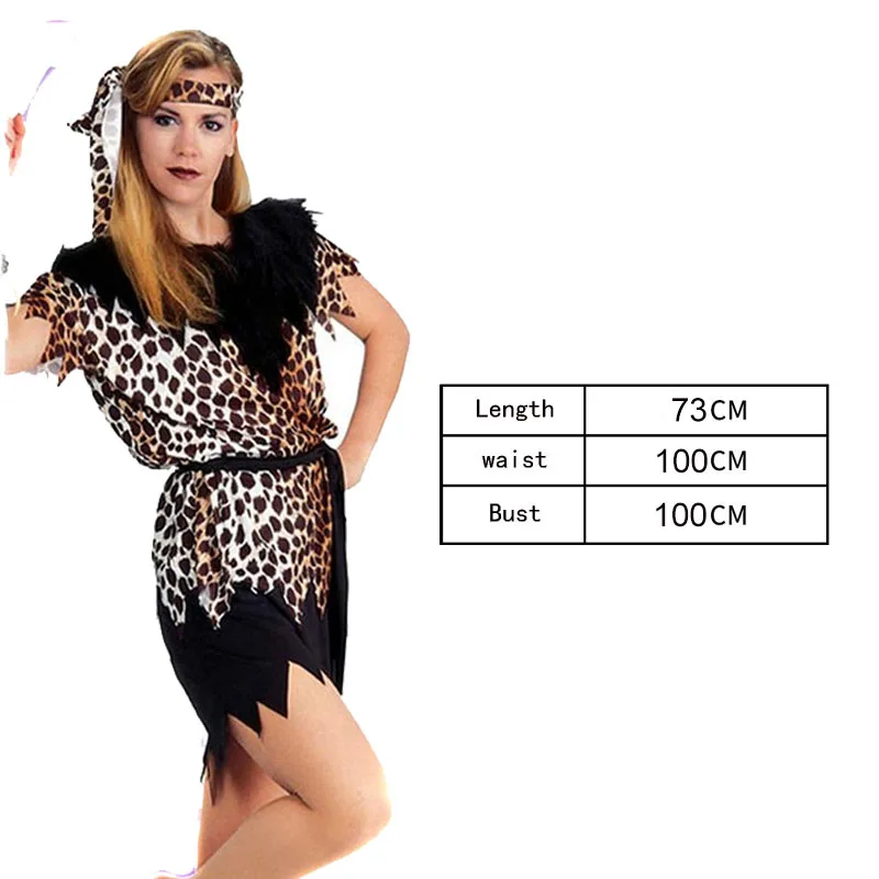 Женский костюм для косплея на Хэллоуин первобытная индийская одежда с