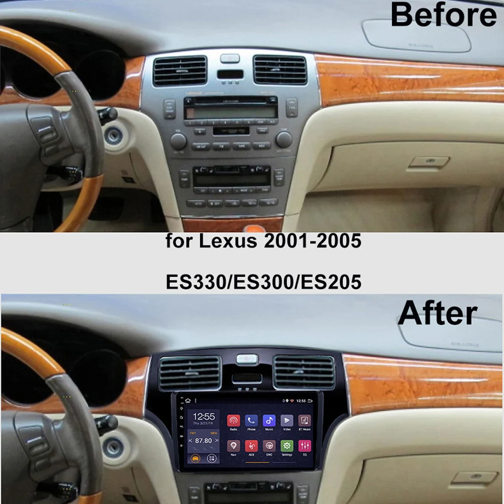 

Android Car radio Player for Lexus ES250 ES300 ES330 GPS Navigation HD 360 camera Auto Stereo Multimedia Video carplay 4G SIM