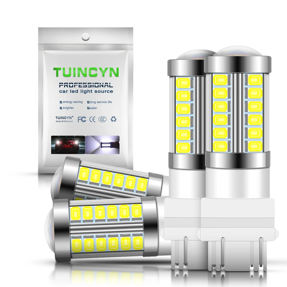 4/10 шт. 3157 Автомобильный источник света 5630 SMD 33 LED s/bulb Led High Power T25 светодиодный