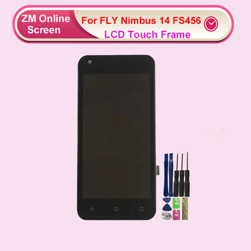 ЖК дисплей RYKKZ для FLY Nimbus 14 FS456 сенсорный экран с рамкой дигитайзер в сборе Замена