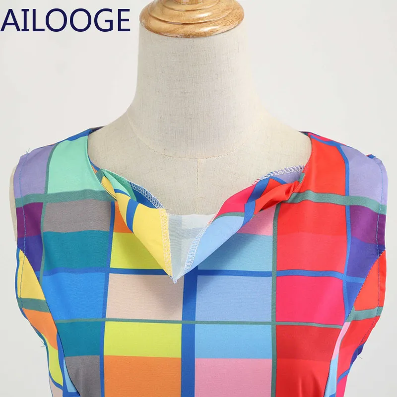 

Plaid Print Vintage Dress Women Summer Floral Swing Party Dresses Retro Elegant Robe Feminino Vestidos Hepburn 50s 60s