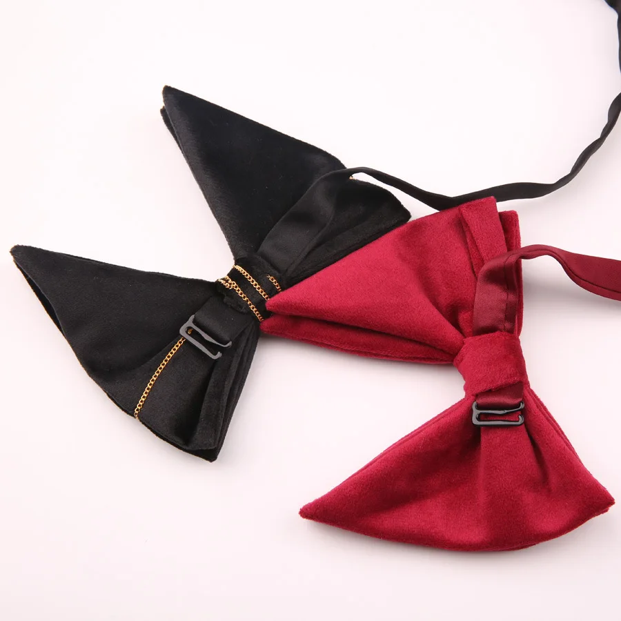 Linbaiway/женские и мужские галстуки-бабочки с большим бантом для взрослых свадебные