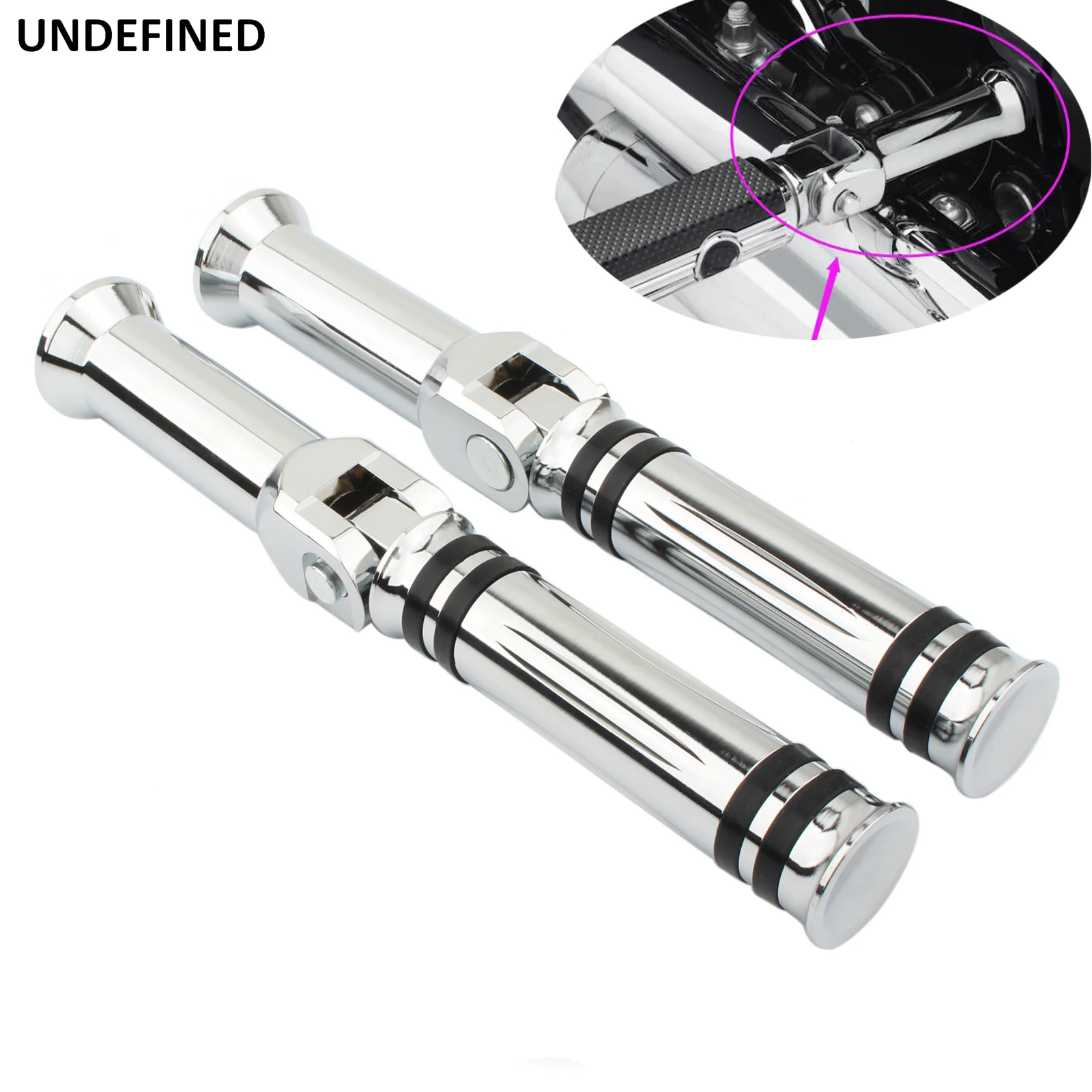 

For Harley Softail 2018-2020 Motorcycle Foot Pegs Passenger Pegs Clamp Mount Footrests Chrome Softail Slim Low Rider 114 FXBR/S