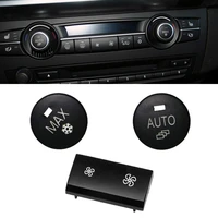 air conditioner control switch button cover for bmw x5 x6 e70 e71 07 14 car interior accessories heater climate panel fan button
