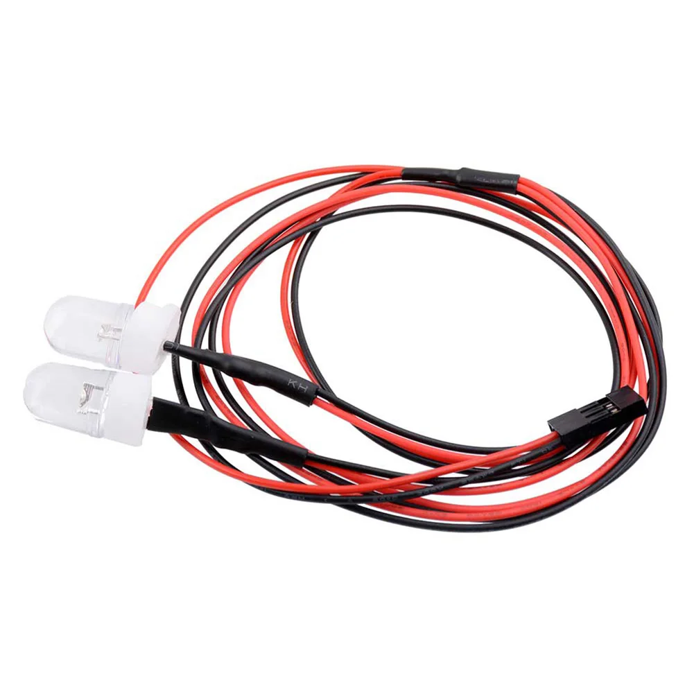 

Newly RC LED Night Headlamps Headlights 3/5mm LED Light for Model Drift Crawler Car TE889